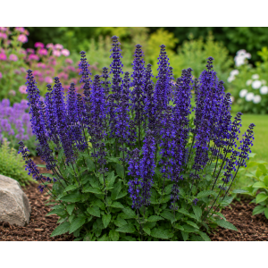 Šalvia hájna (Salvia nemorosa) ´SENSATION BLUE´ - výška 15-25 cm, kont. P13
